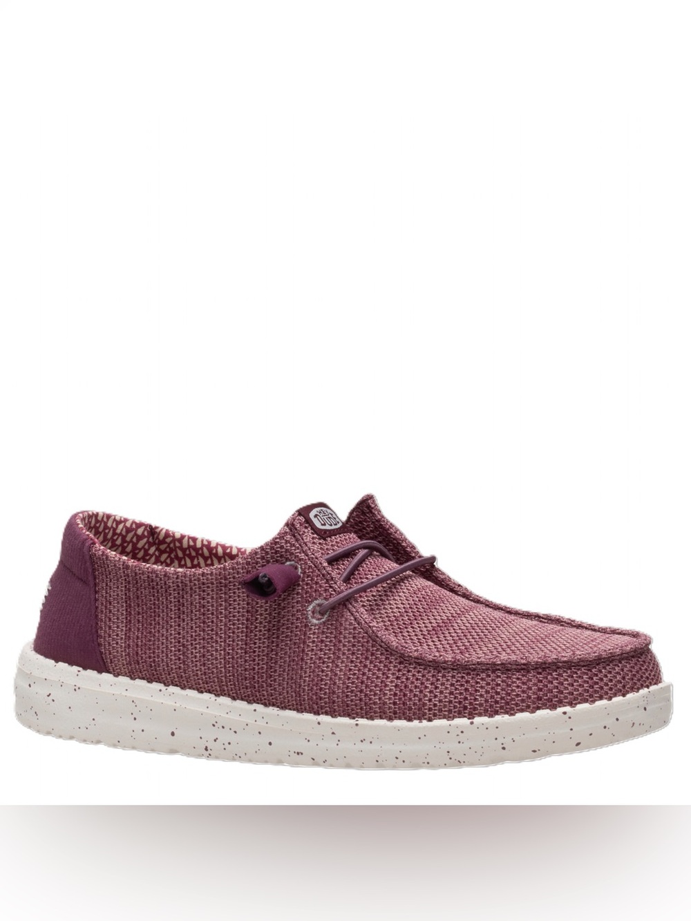 HeyDude Women’s Wendy Stretch Sox Shoes - Burgundy, Size 10